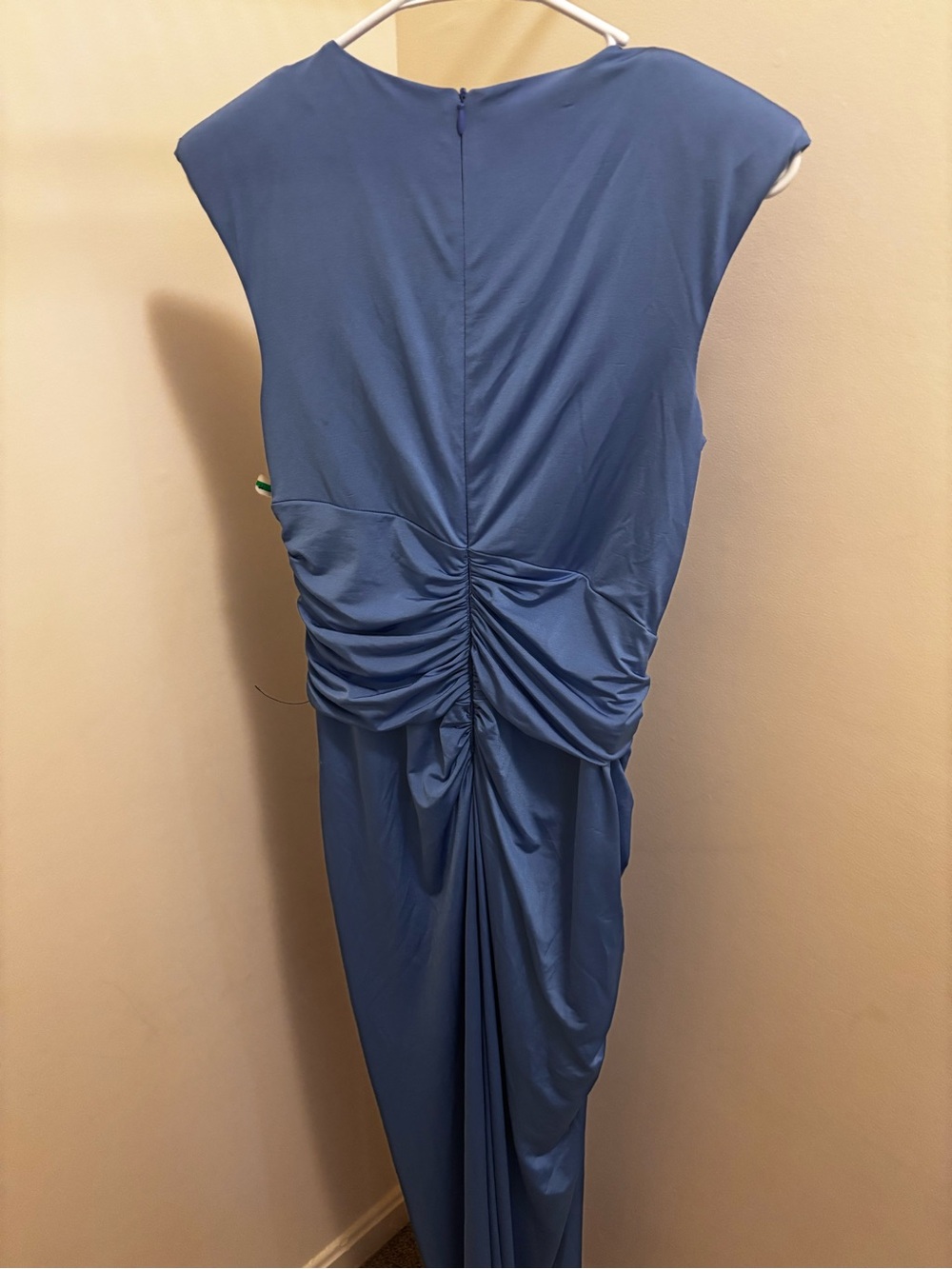 Vince Camuto Dusty Blue Ruched-Back